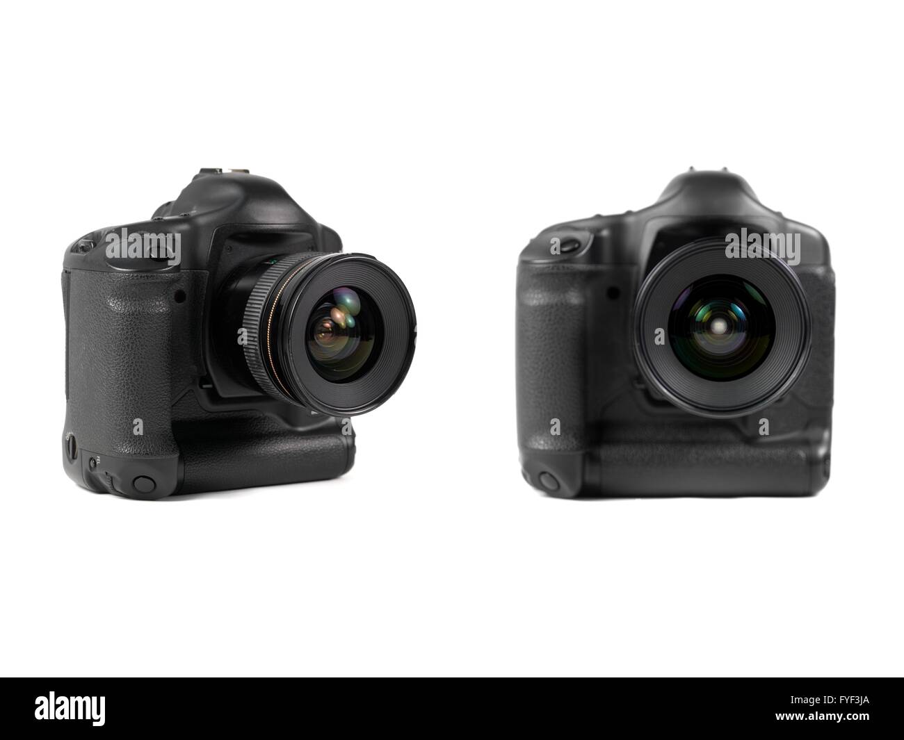 Camera Isolated A digital camera isolated against a white background Stock Photo - Alamy