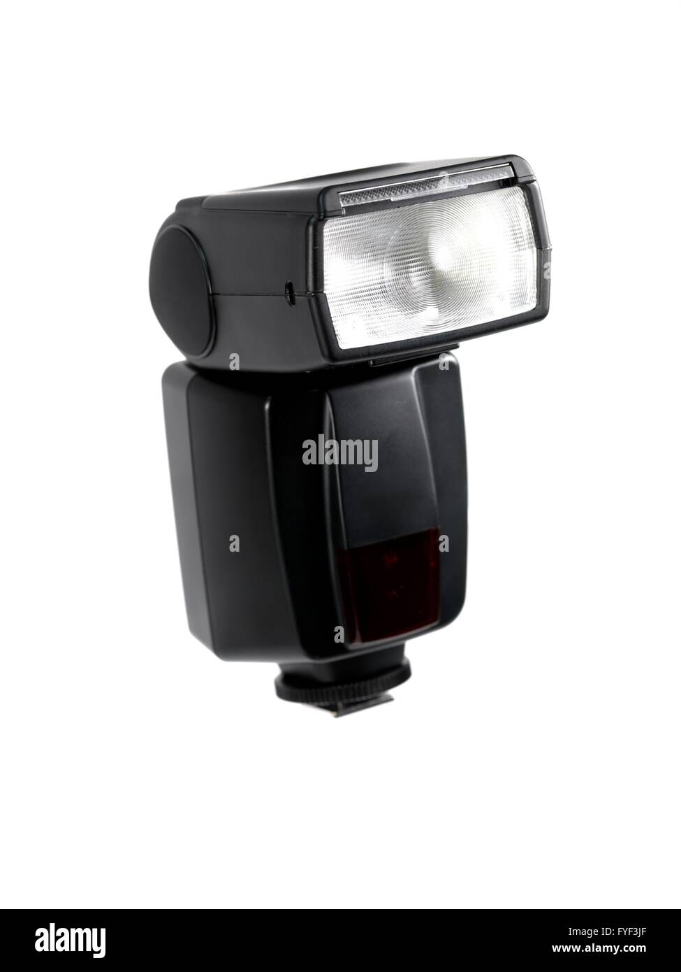 A camera flash isolated against a white background Stock Photo - Alamy