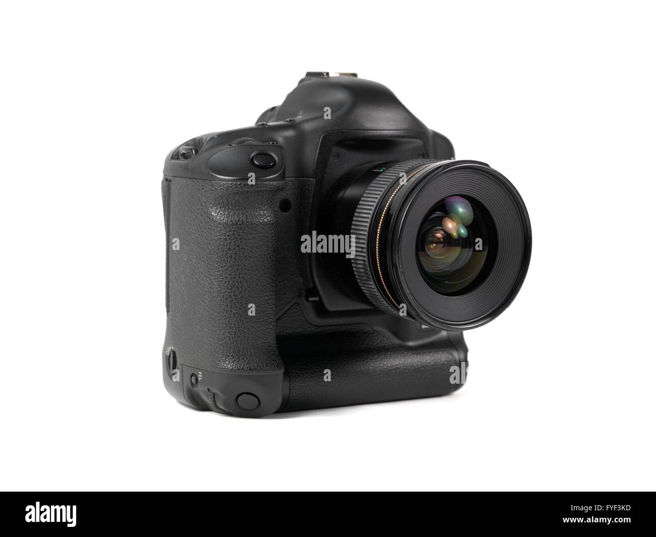 Camera Isolated A digital camera isolated against a white background Stock Photo - Alamy