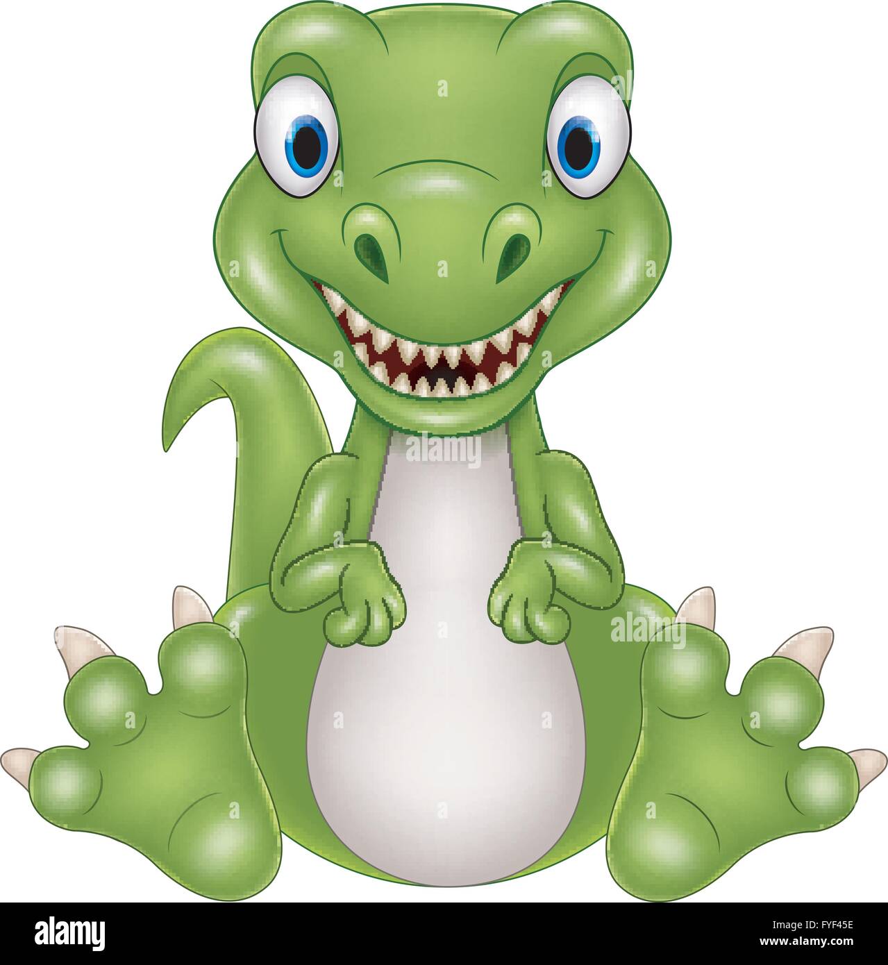 aluminium Absoluut deze Cute baby dinosaur cartoon Stock Vector Image & Art - Alamy