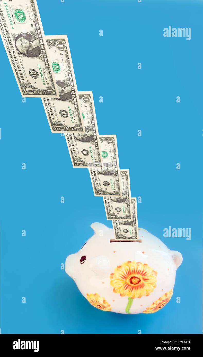 Money saving Stock Photo