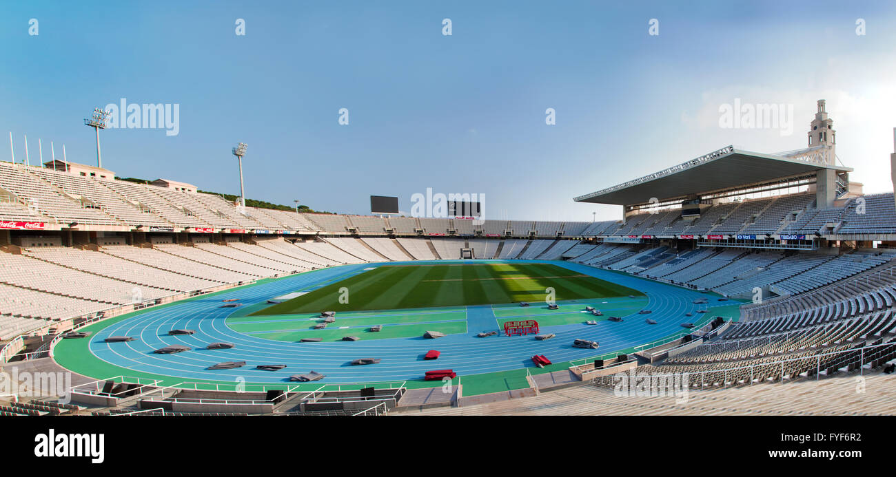 Barcelona spain olympic stadium