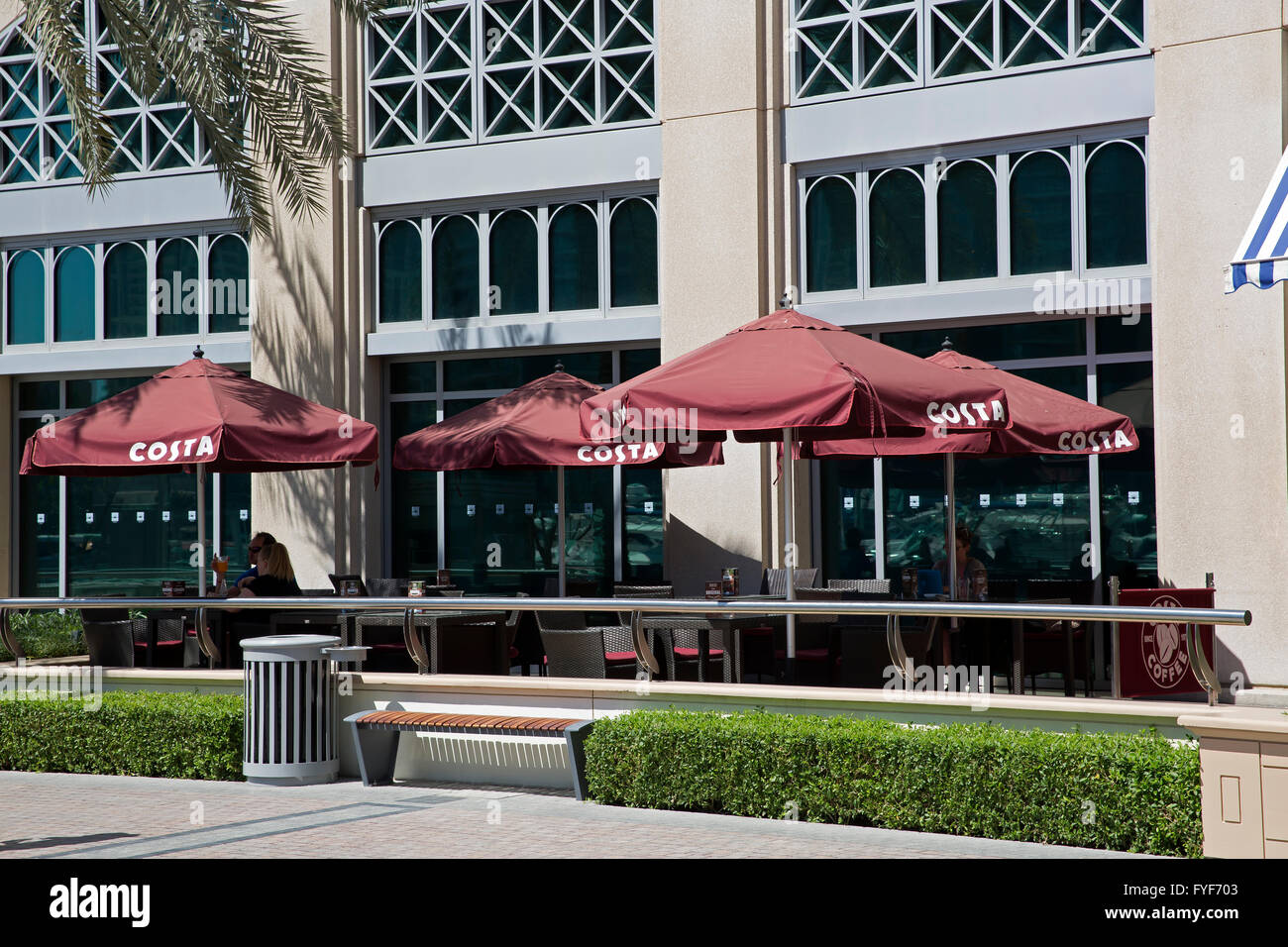 Costa Coffee restaurant in Marina Walk Dubai Stock Photo Alamy