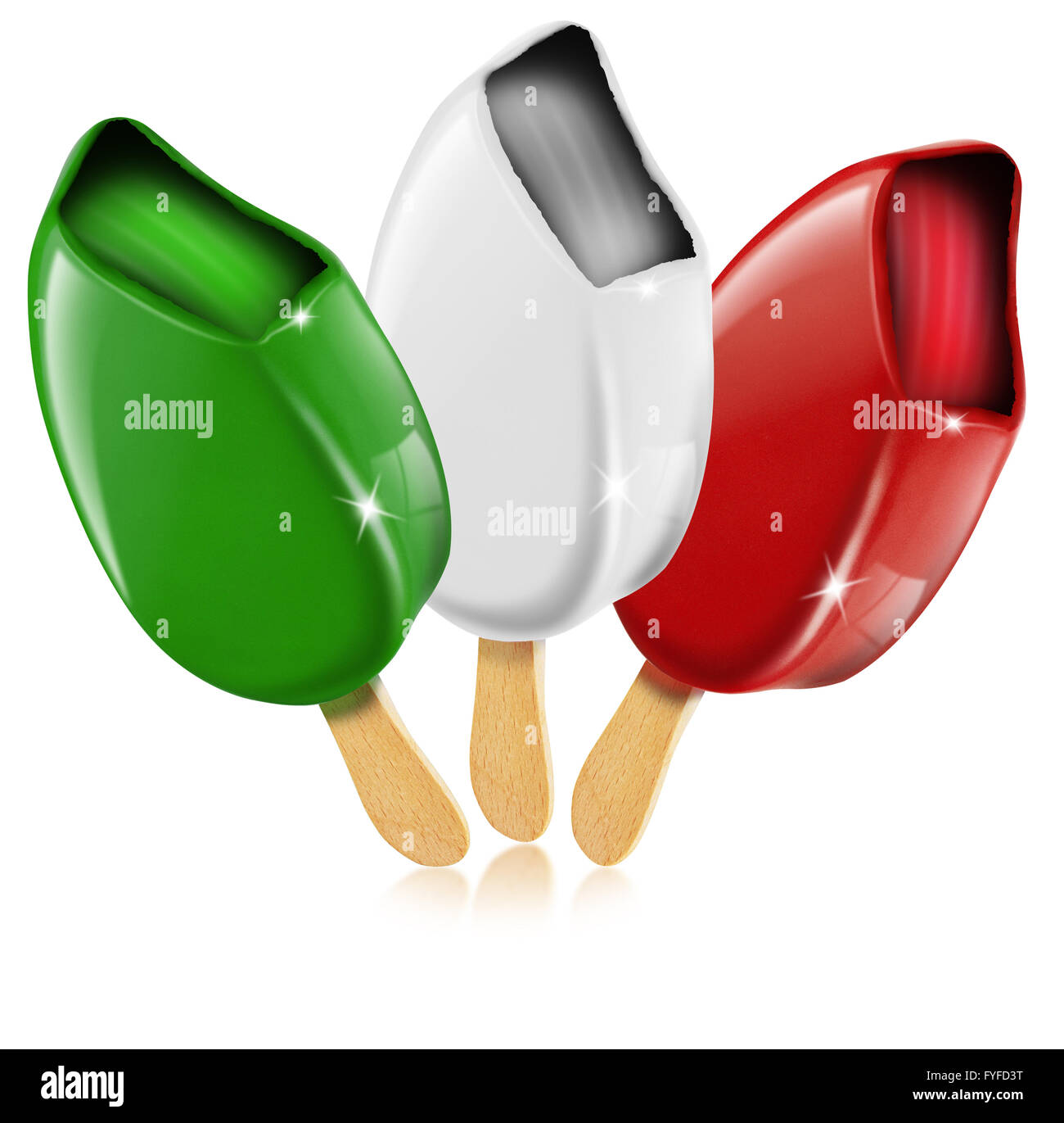 Ice cream made in Italy Stock Photo Alamy