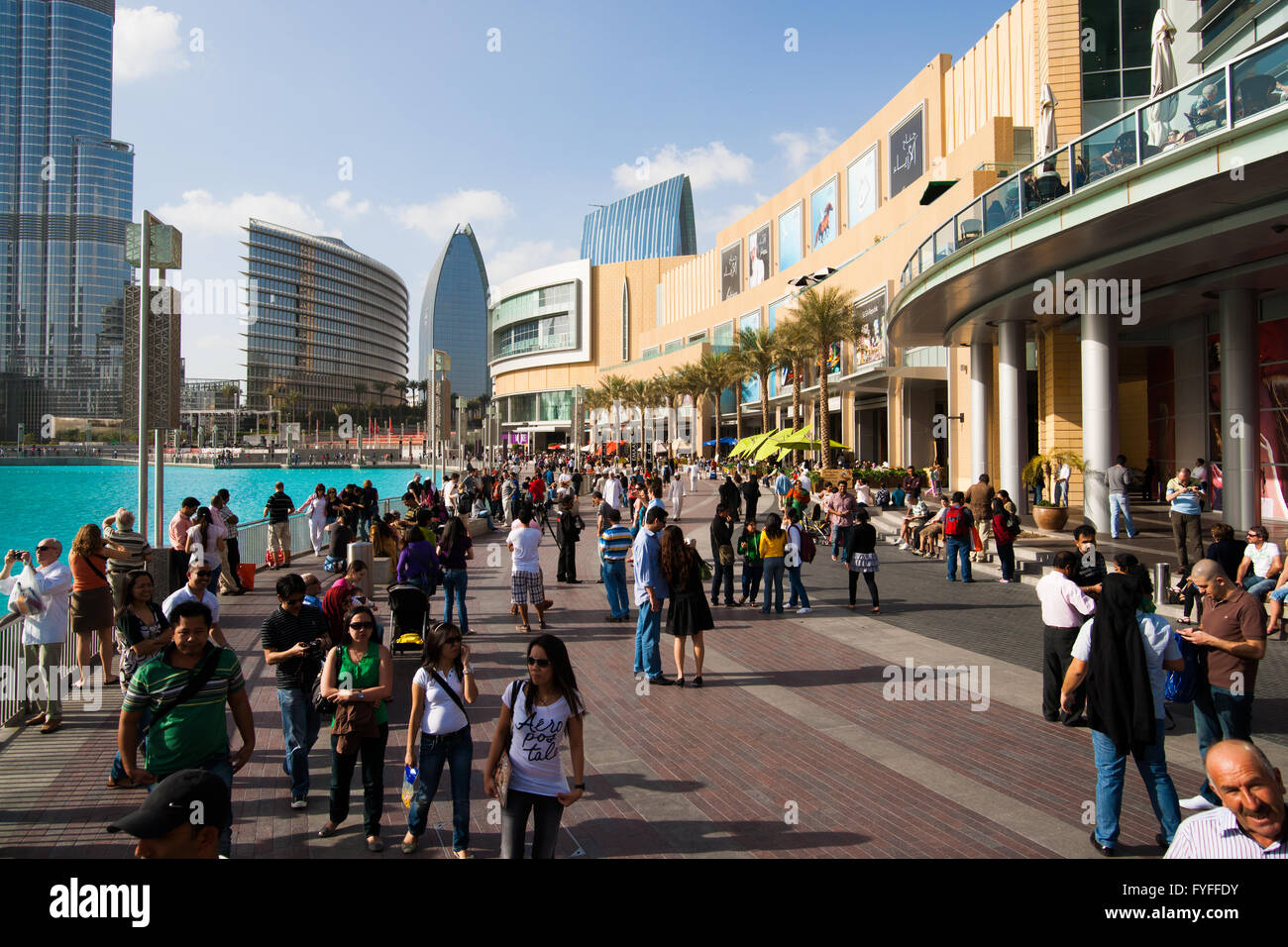 Dubai Mall, UAE. Stock Photo
