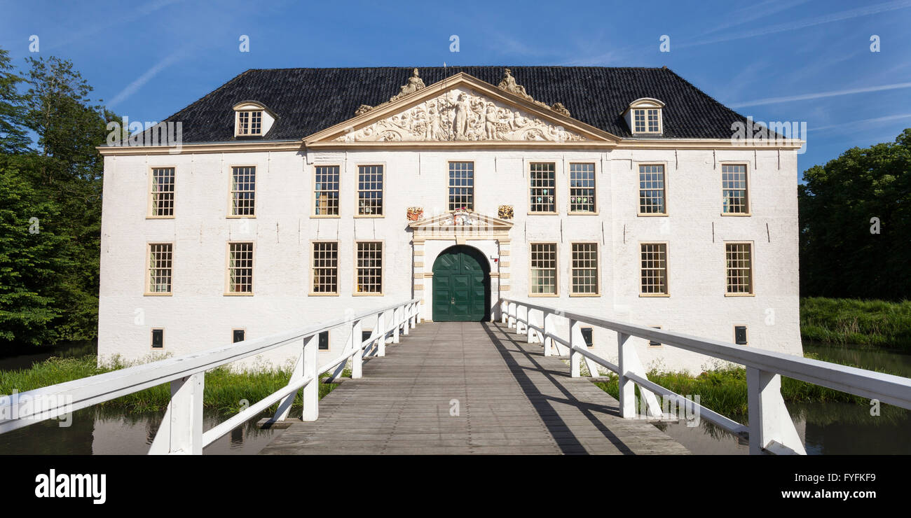Norderburg moated castle, Dornum, East Frisia, Lower Saxony, Germany ...