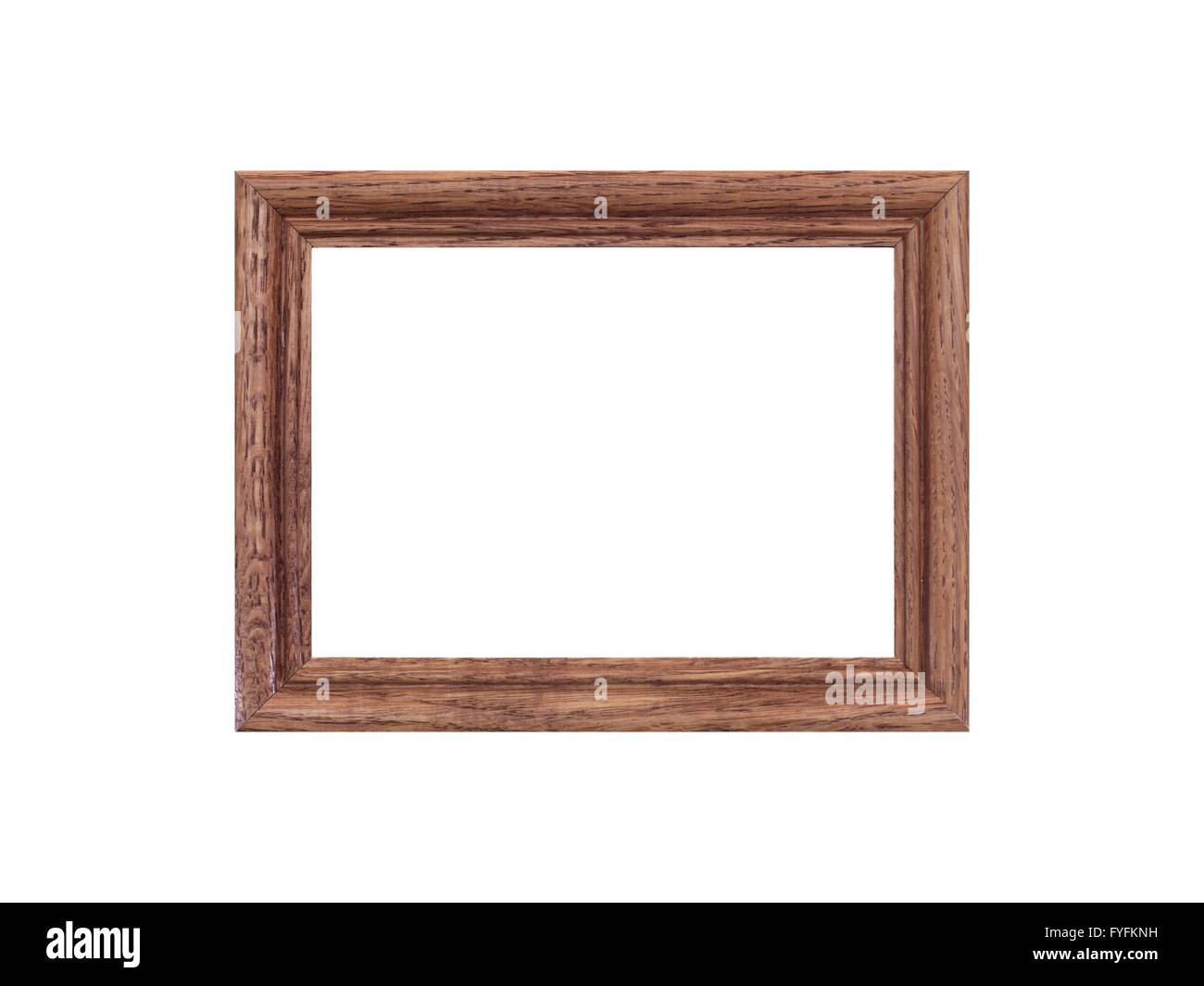 A close up shote of a vintage wooden photo frame Stock Photo