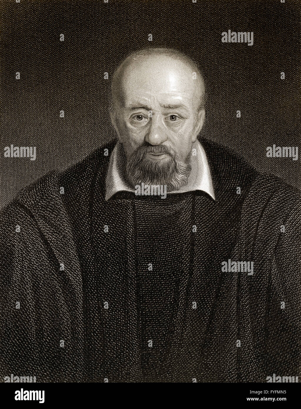 George Buchanan,  1506-1582, a Scottish historian and humanist scholar Stock Photo