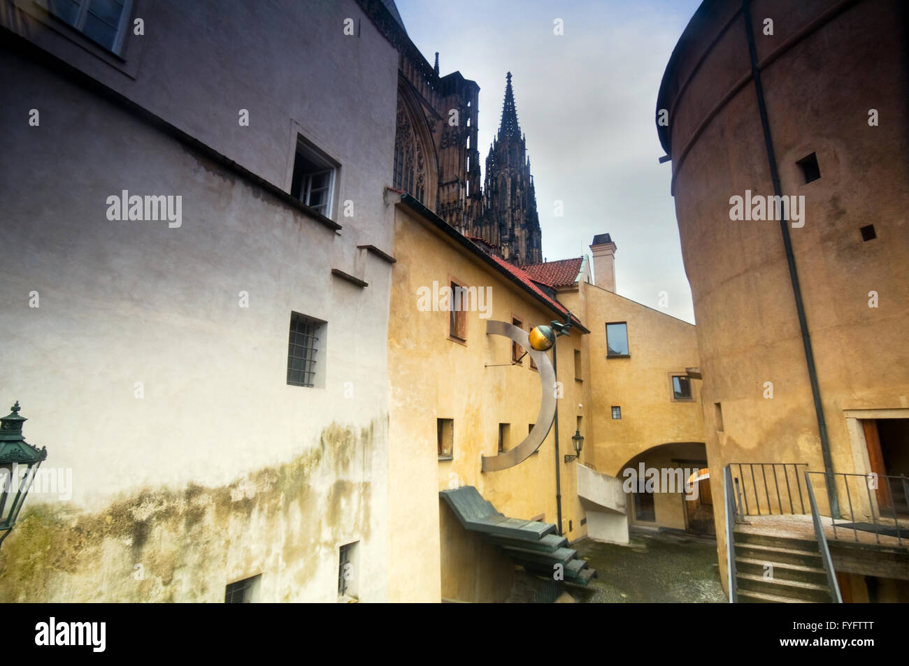 Prague. Old, charming buildings Stock Photo