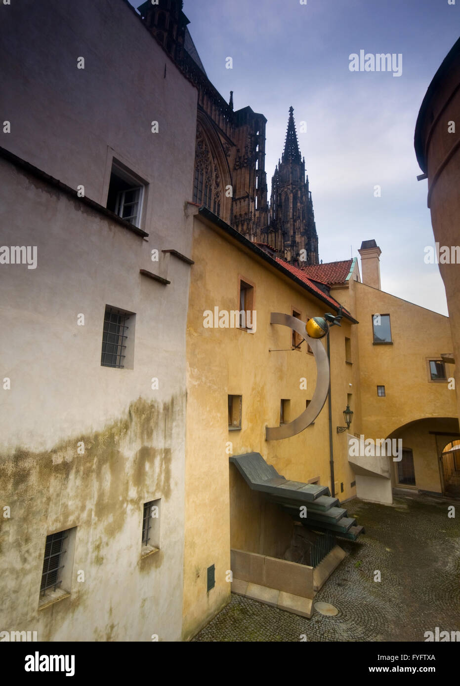 Prague. Old, charming buildings Stock Photo
