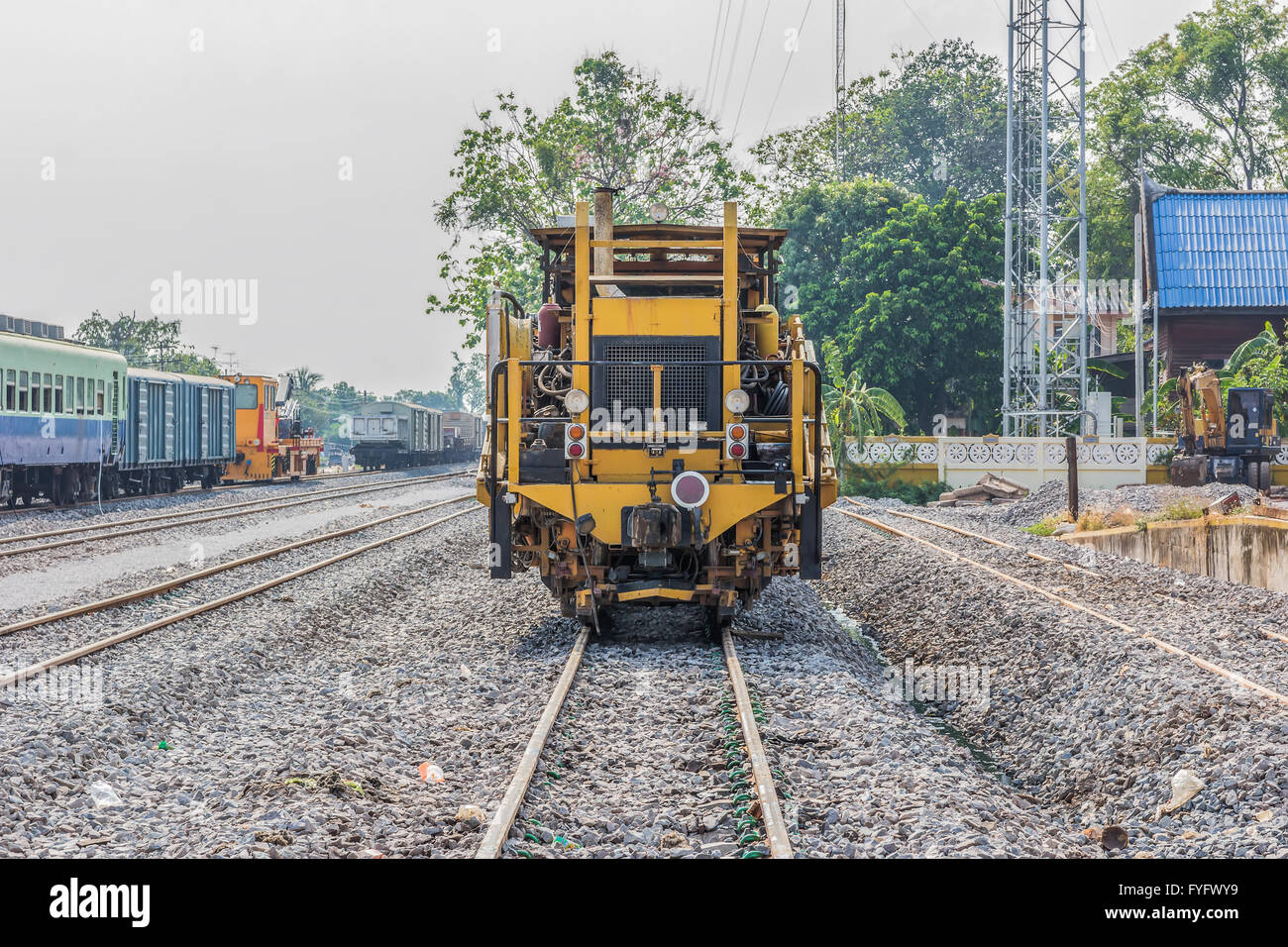 Diesel Train in Thailand Stock Photo Alamy