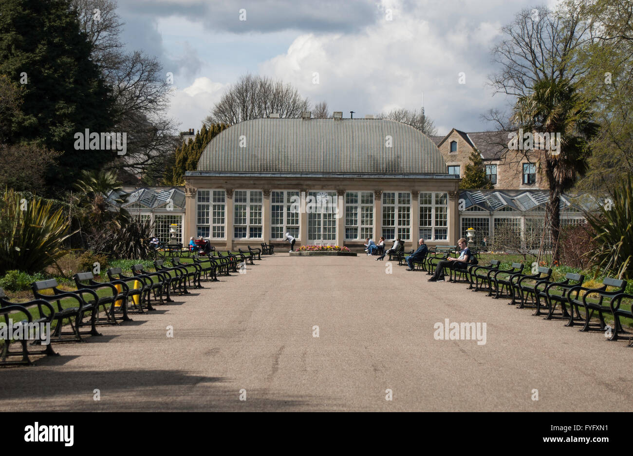Editorial image of Paxton's Pavilion Glasshouse in the grounds of the