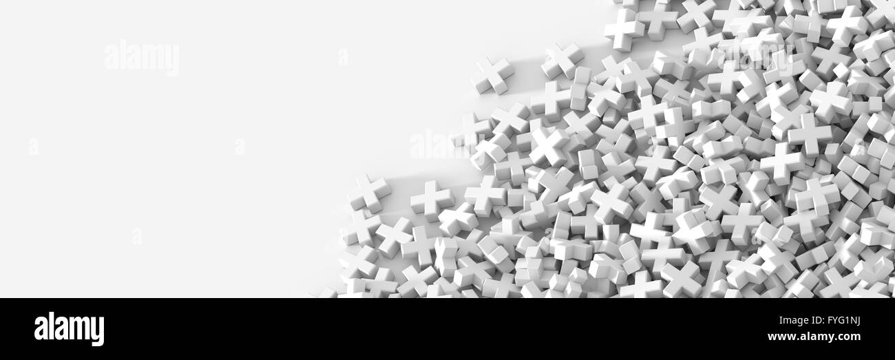 Colored plus symbols digital background, 3d rendering Stock Photo - Alamy