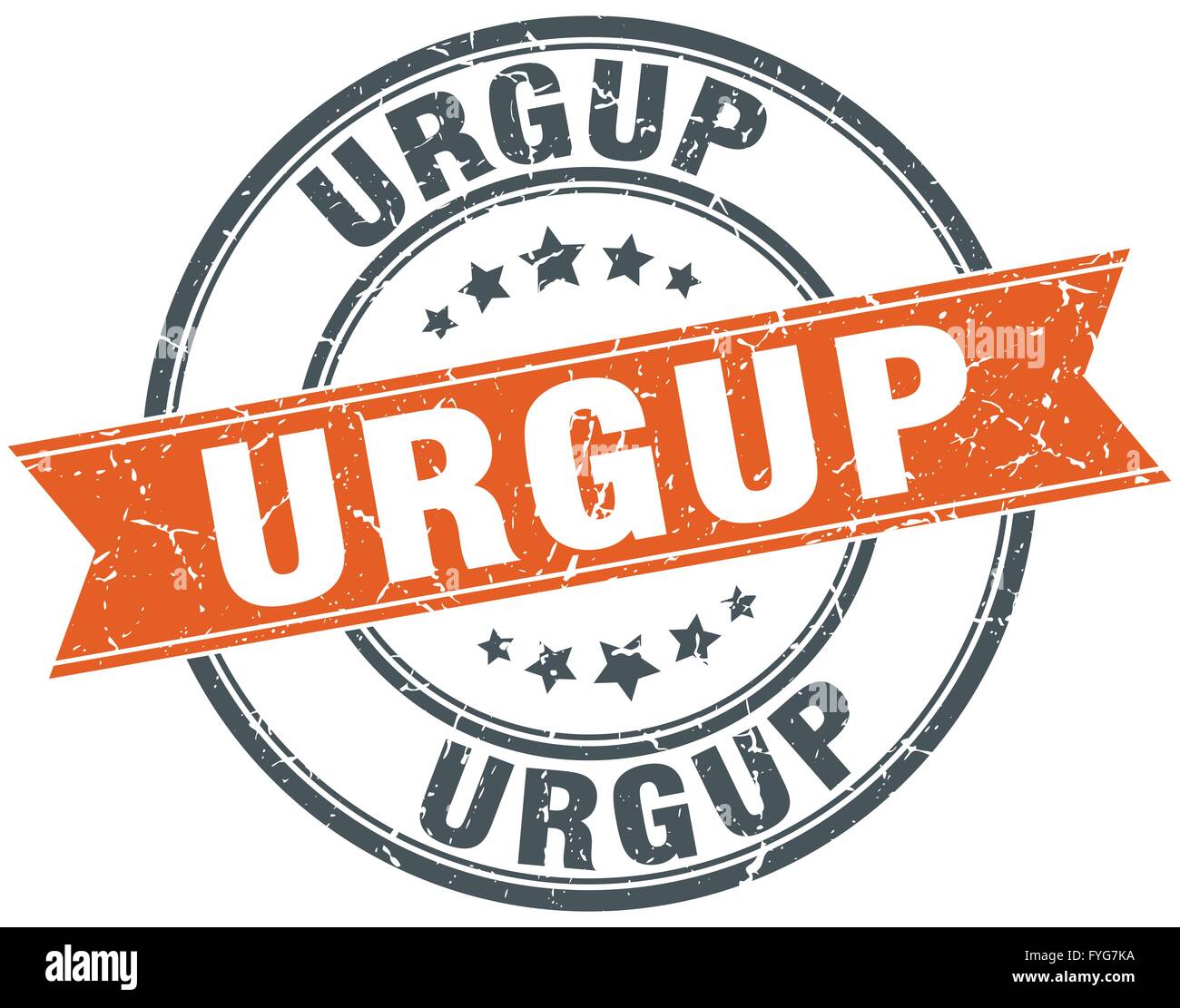 Urgup red round grunge vintage ribbon stamp Stock Vector Image & Art ...
