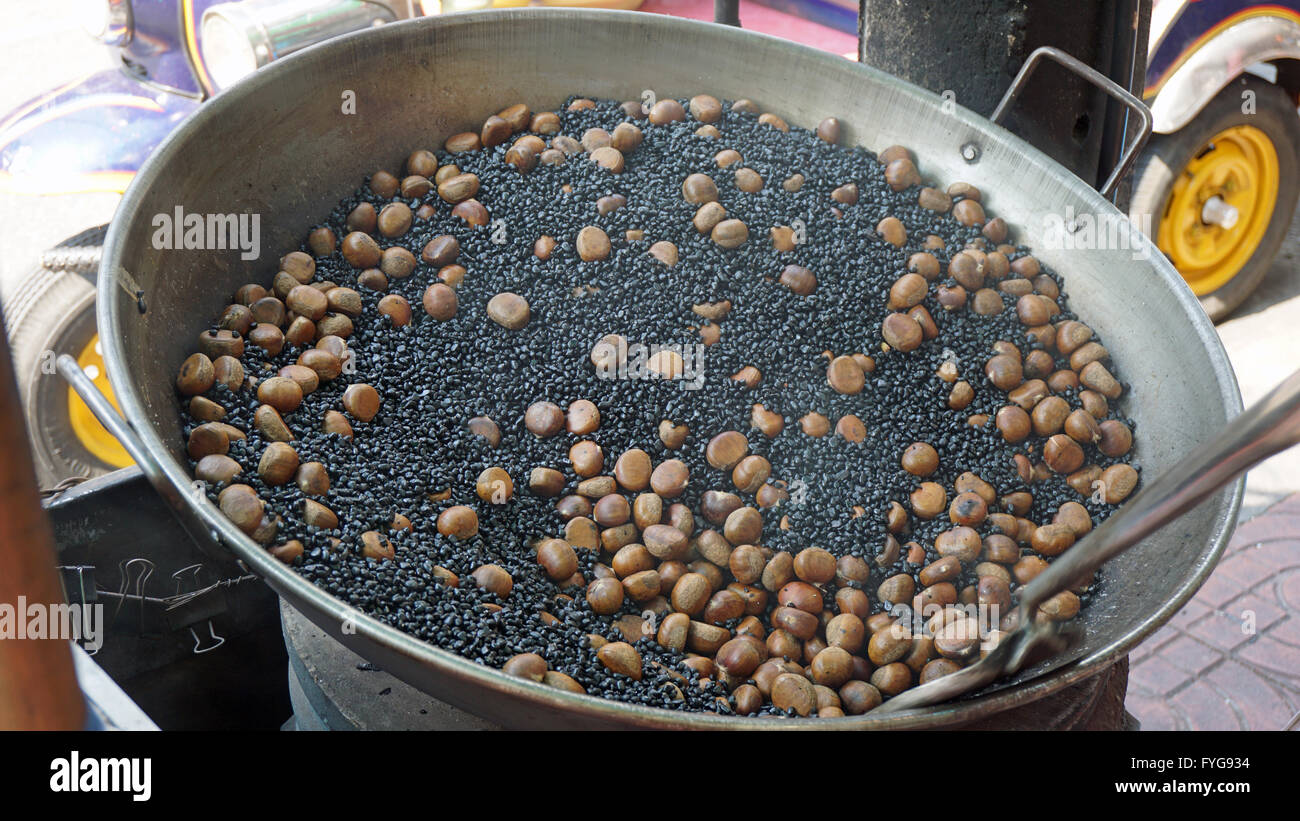 traditional asian street food cooked in a wok Stock Photo - Alamy