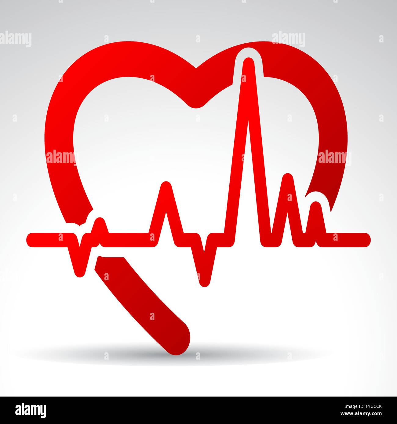 Vector illustration of single medical icon Stock Photo