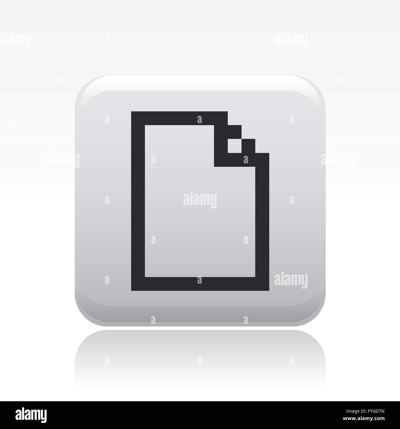 Vector illustration of isolated pixel icon Stock Photo - Alamy