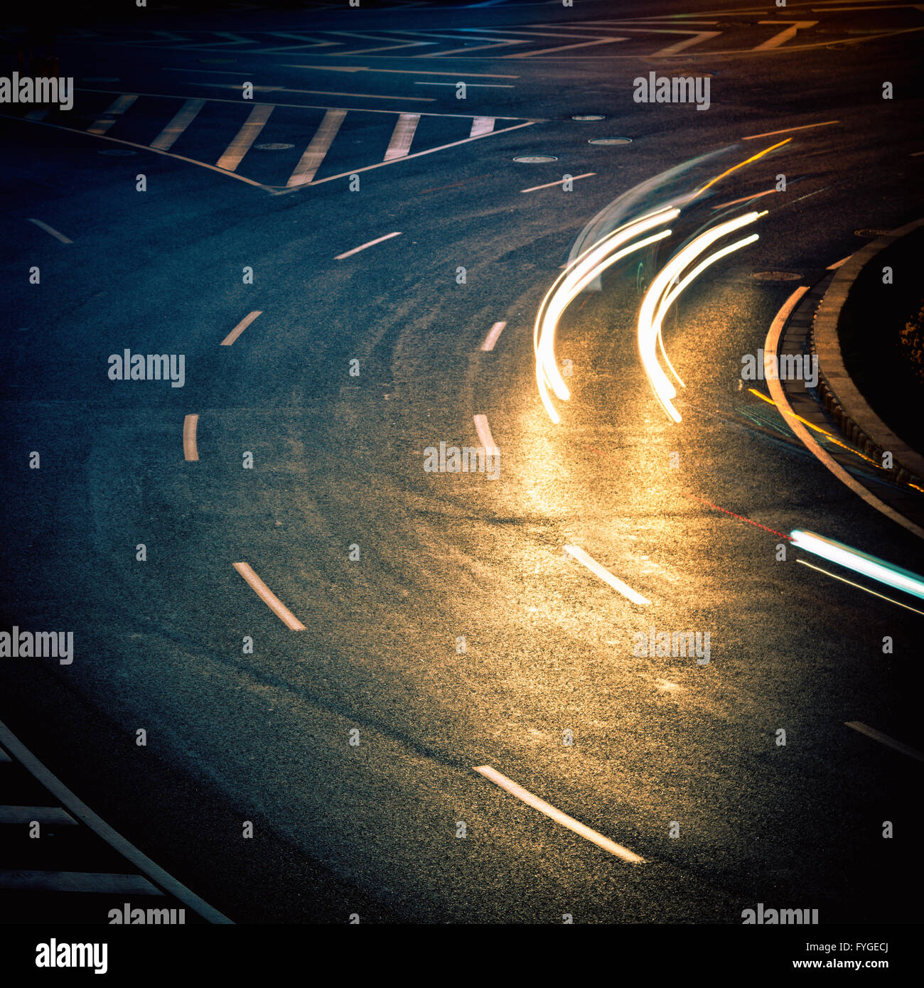 trail through street Stock Photo Alamy