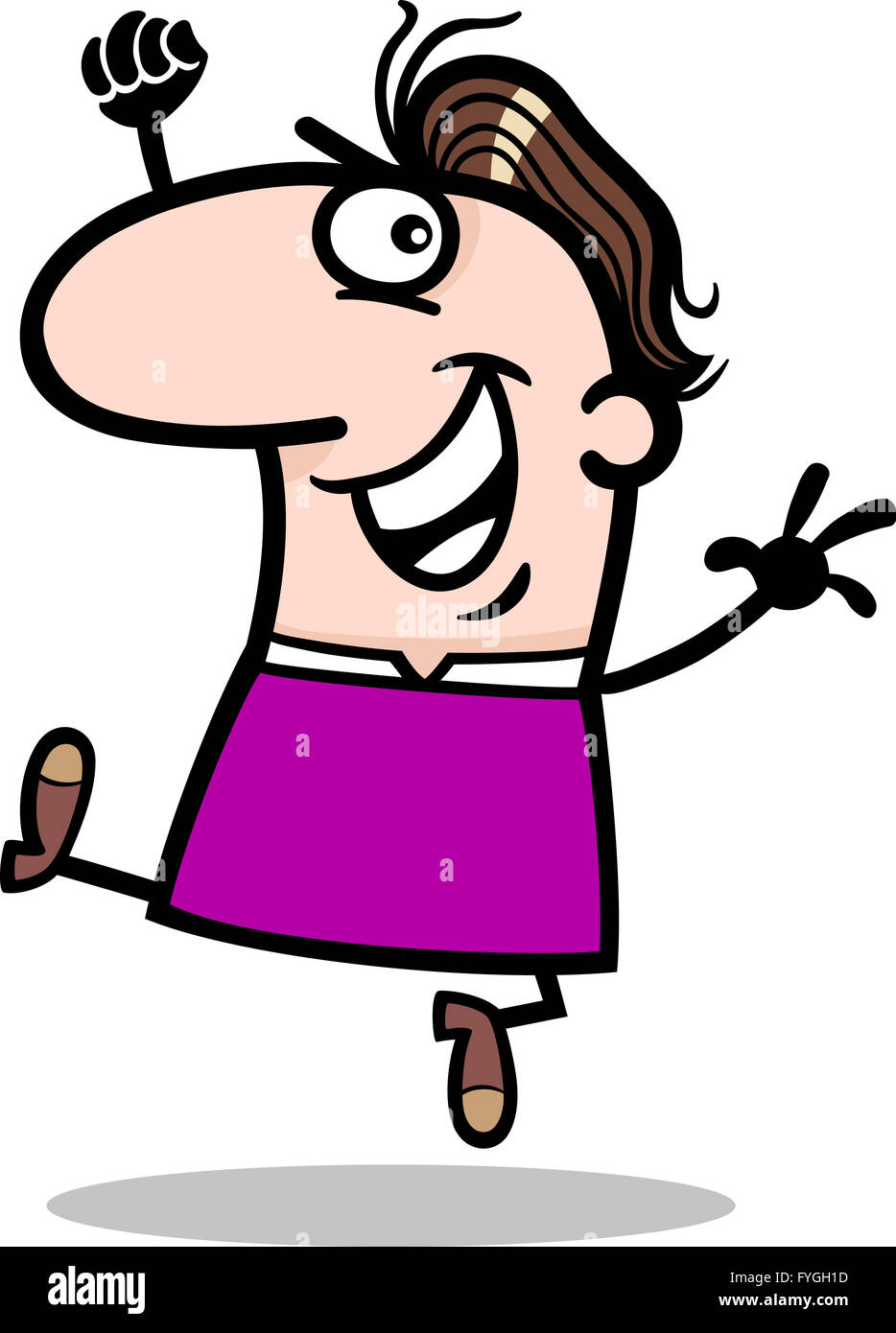 Happy Man Cartoon Illustration Stock Photo Alamy Happy Man Cartoon Illustration Stock Photo Alamy