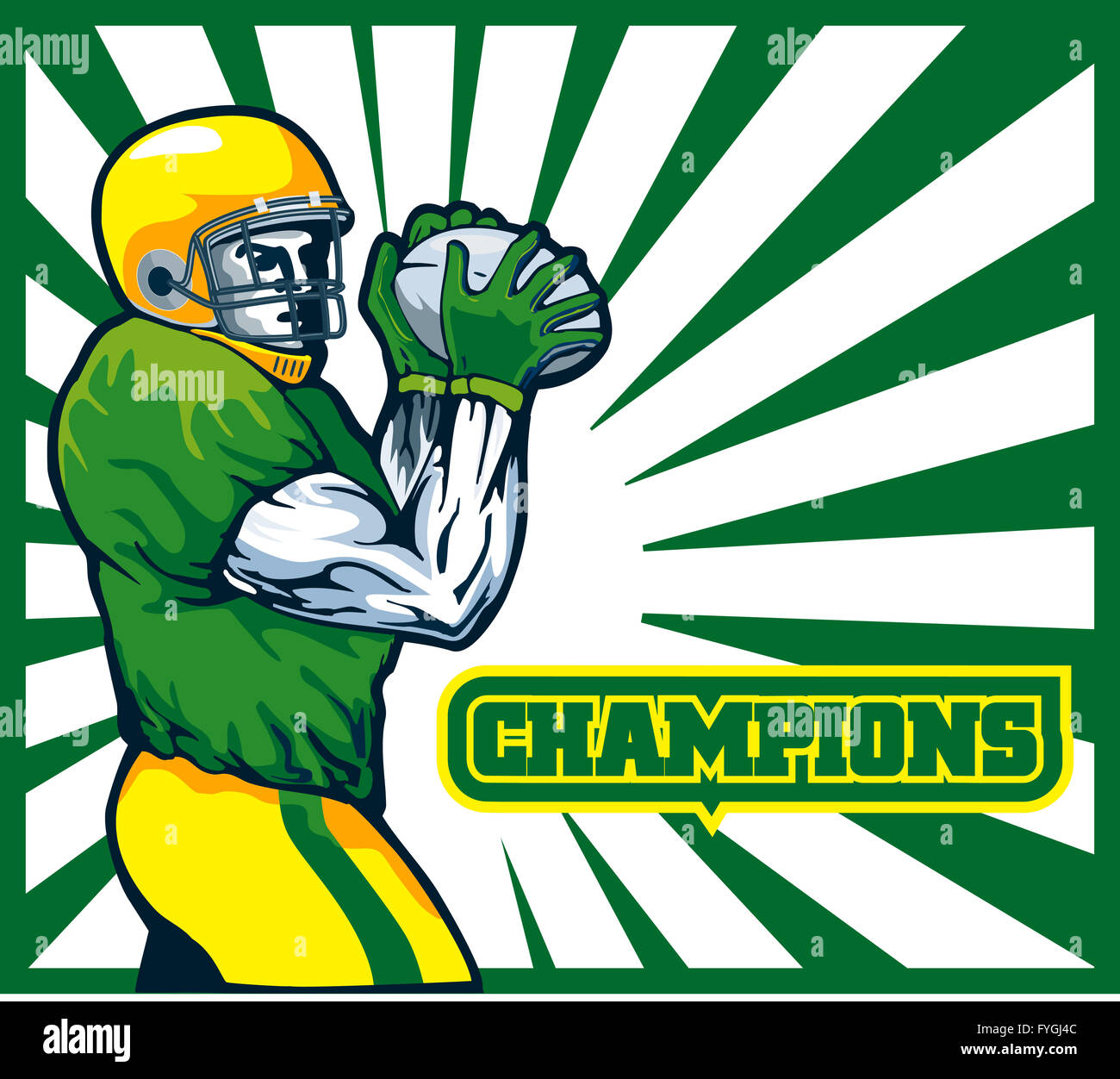 American football player quarterback champion Stock Photo Alamy