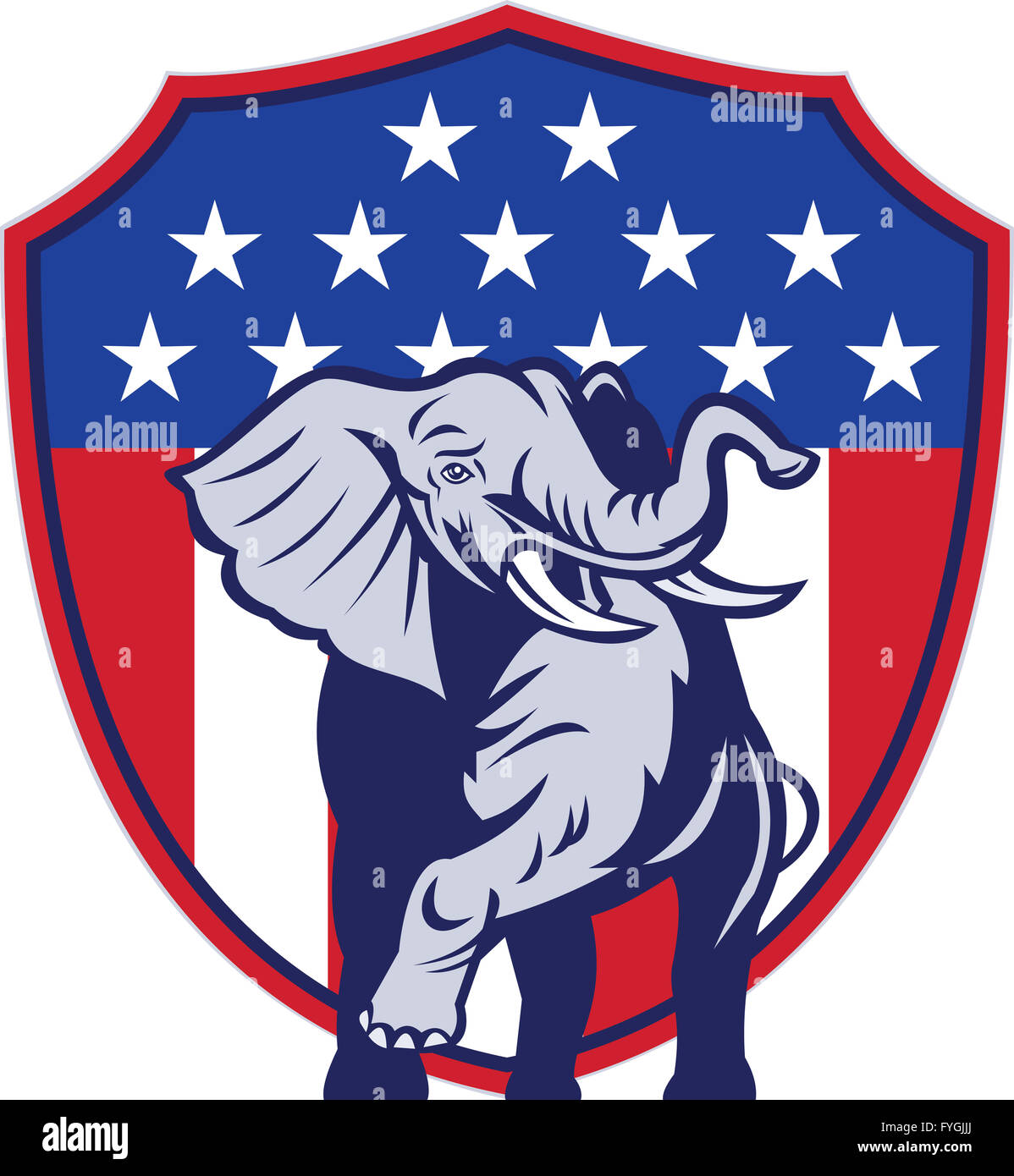 Republican elephant hi-res stock photography and images - Alamy