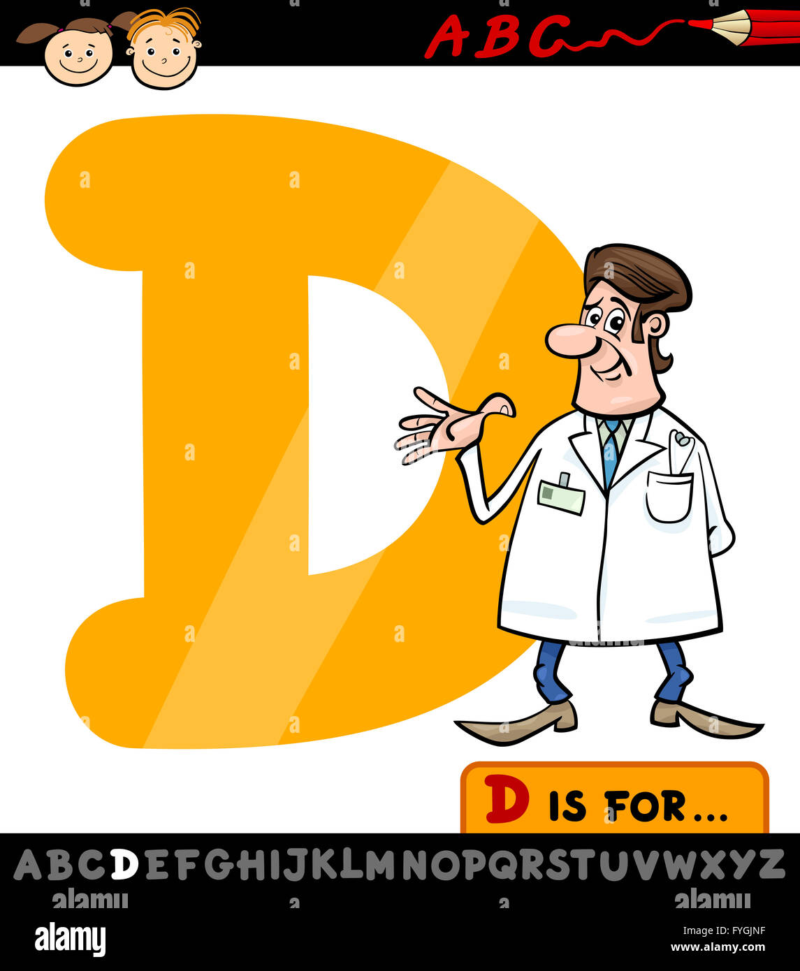 Cartoon letter d hi-res stock photography and images - Alamy Cartoon letter d hi-res stock photography and images - Alamy