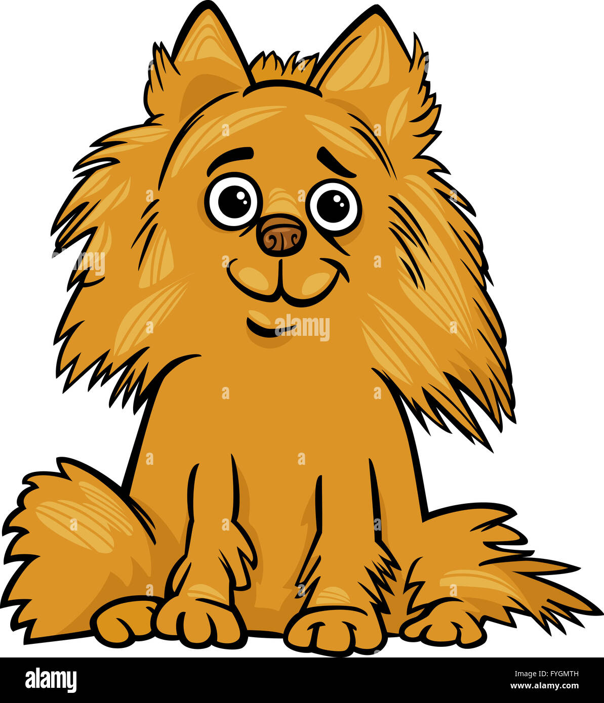 pomeranian dog cartoon illustration Stock Photo - Alamy pomeranian dog cartoon illustration Stock Photo - Alamy