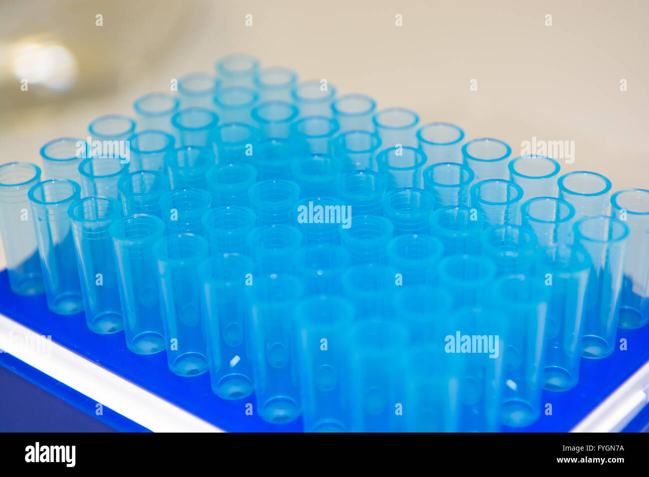 Plastic Vials in Chemical Laboratory Stock Photo Alamy