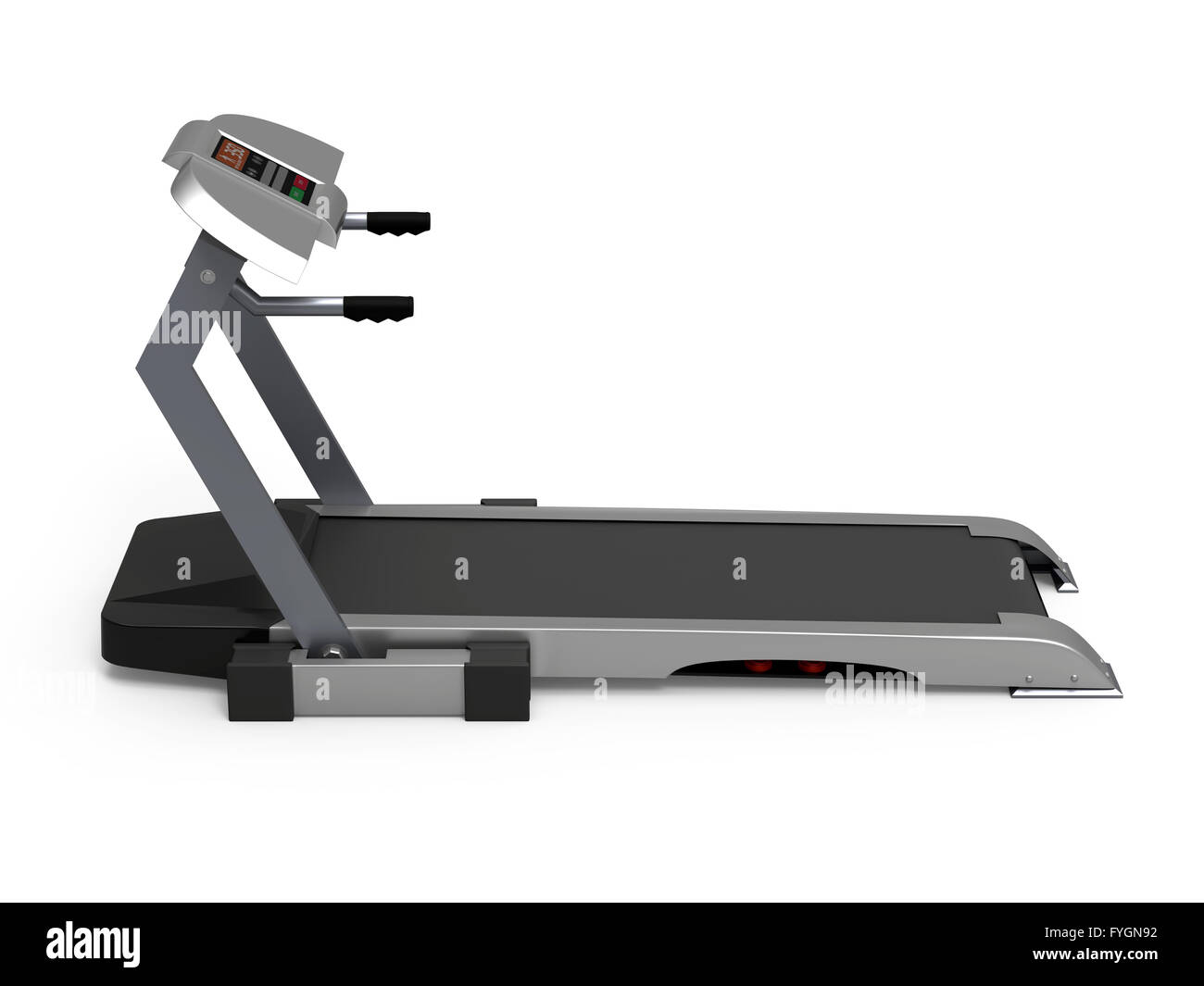 Treadmill isolated on white background, fitness, gym Stock Photo - Alamy