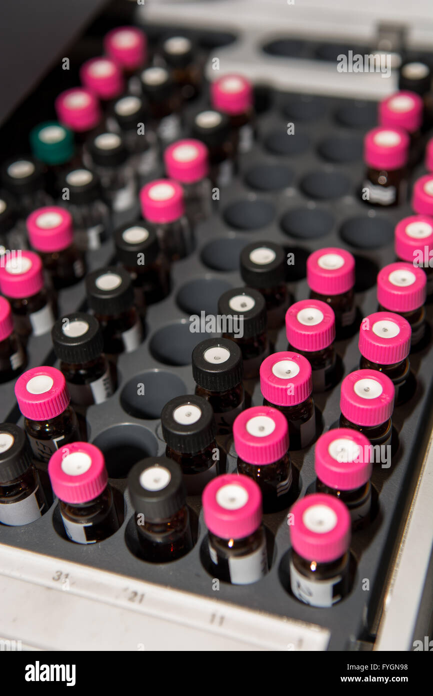 Sample Vials in Medical Laboratory Stock Photo Alamy