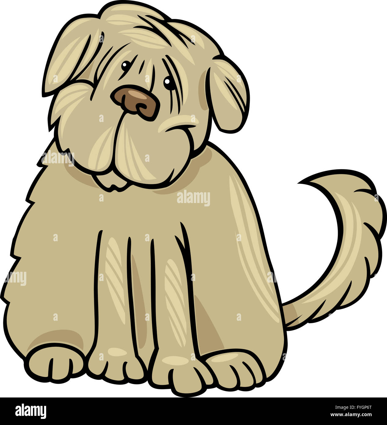 Shaggy store dog cartoon