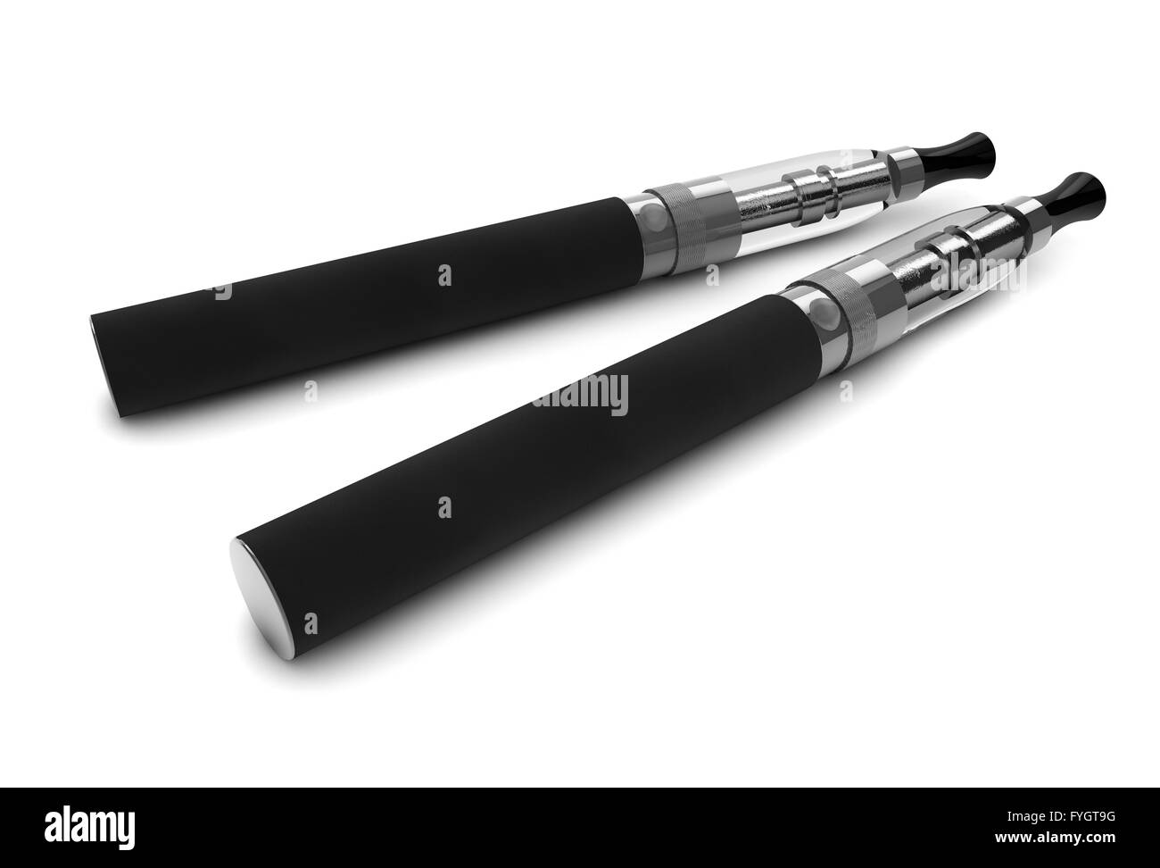 render of two electronic cigarettes Stock Photo