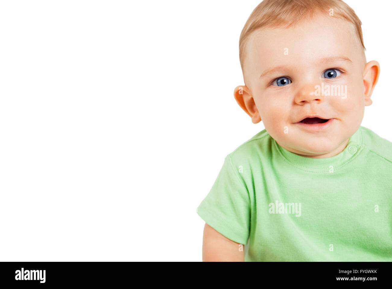 Funny Face Expression of Cute Baby Boy Stock Photo - Alamy