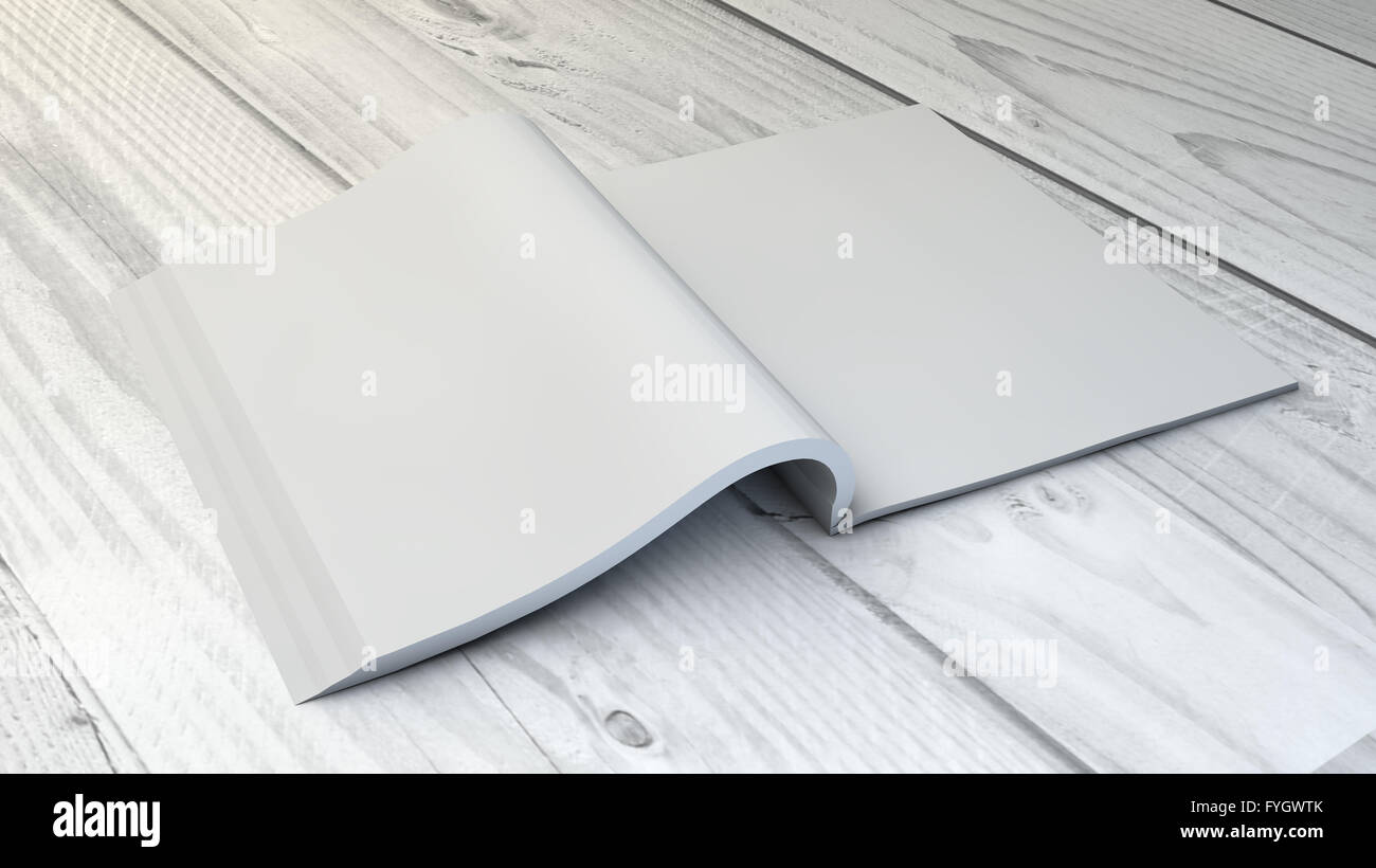 Hand Opening White Journal with Blank Pages Mockup. Stock Image - Image of  holding, book: 81094075