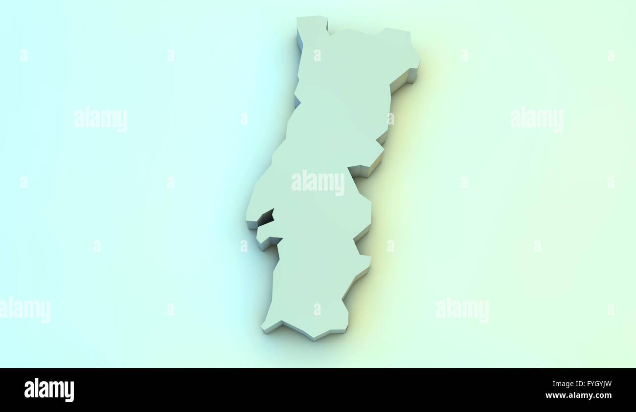 Portugal map vector hi-res stock photography and images - Alamy