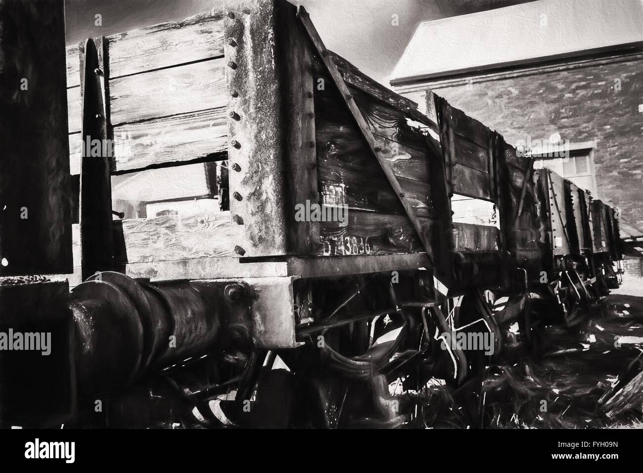 Photographs taken at Big Pit National Coal Museum Museum · Blaenavon, Torfaen Stock Photo