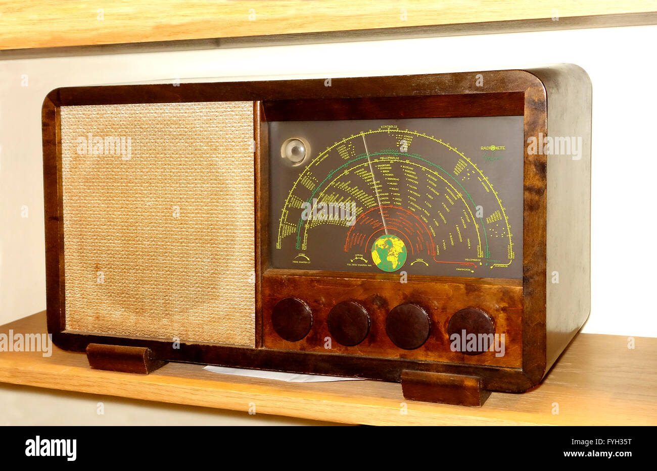 Radionette Symfoni made 1948 in Oslo, Norway Stock Photo - Alamy