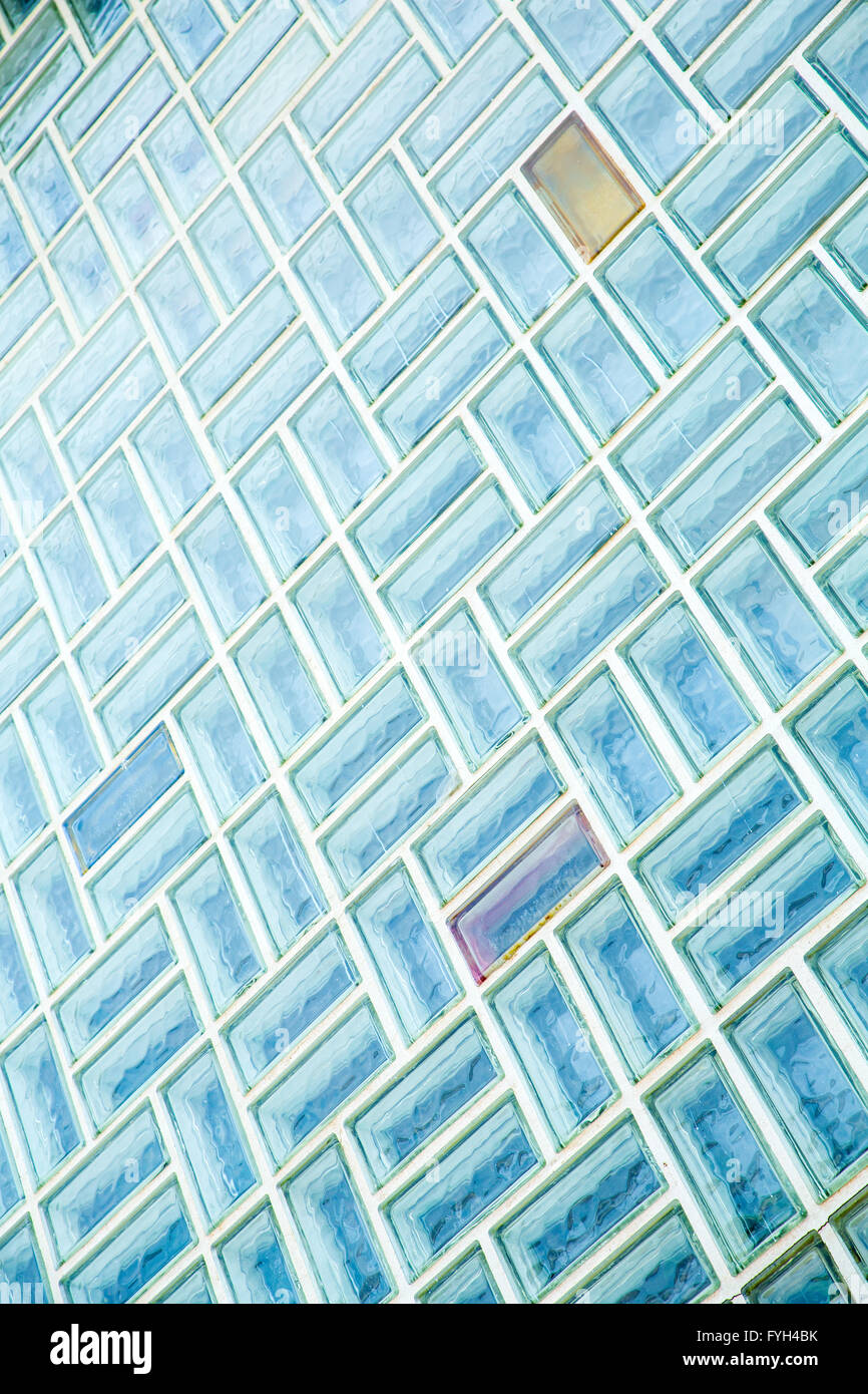 Glass brick wall Stock Photo Alamy
