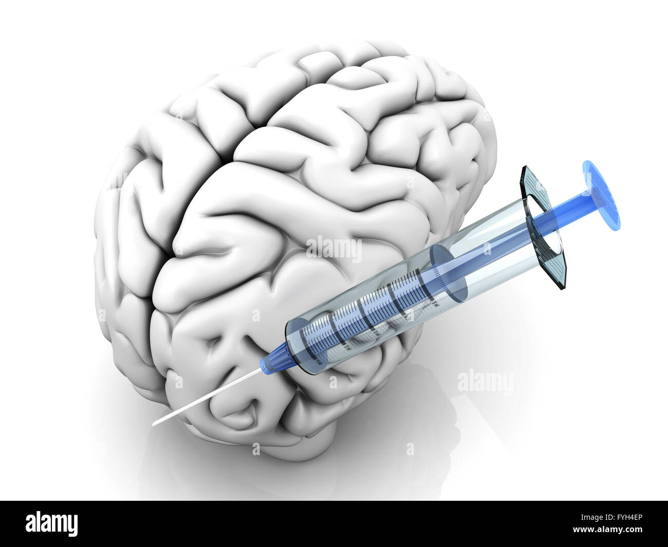 Brain Injection Stock Photo Alamy