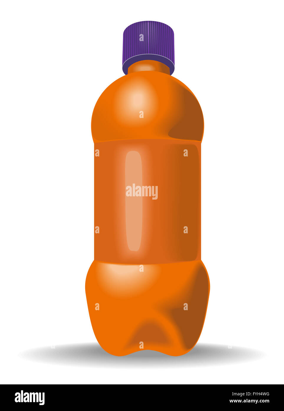 Soda Bottle with Cap Stock Photo Alamy