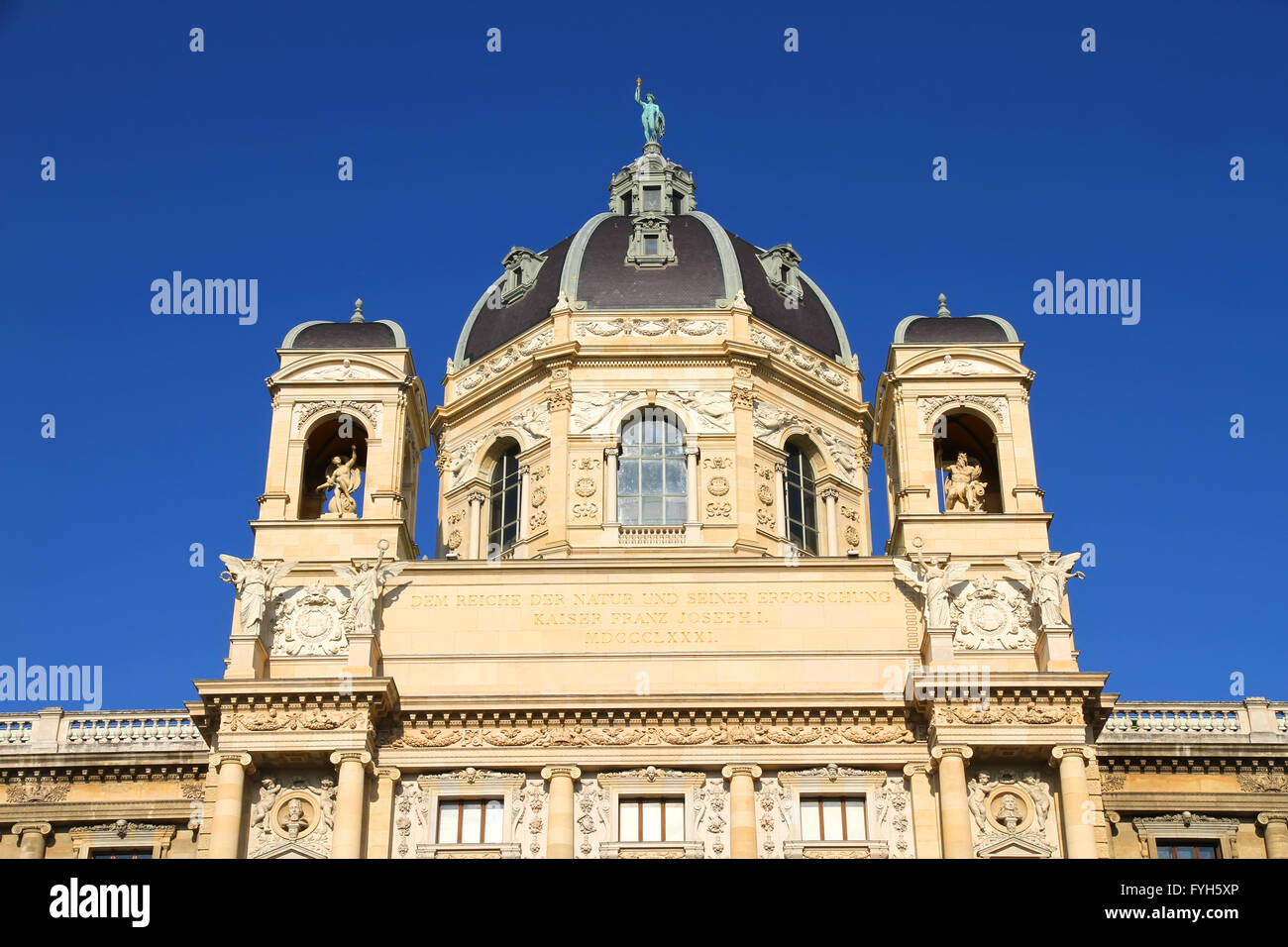 The Museum of Natural History in Vienna Stock Photo