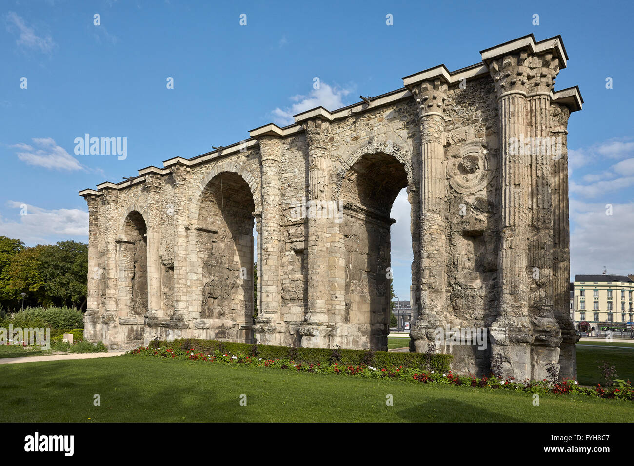 The Mars Gate. Reims. Champagne-Ardenne. France. Stock Photo