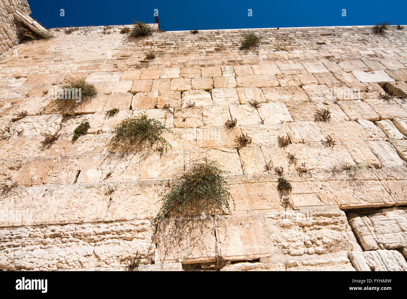 The Western Wall, Jerusalem, Israel Stock Photo