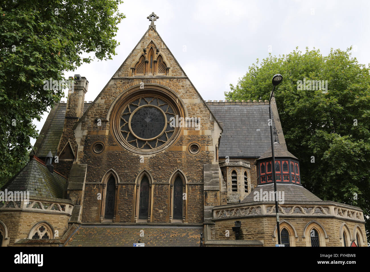 Historic St. Stephen's Church in South Kensington, London Stock Photo