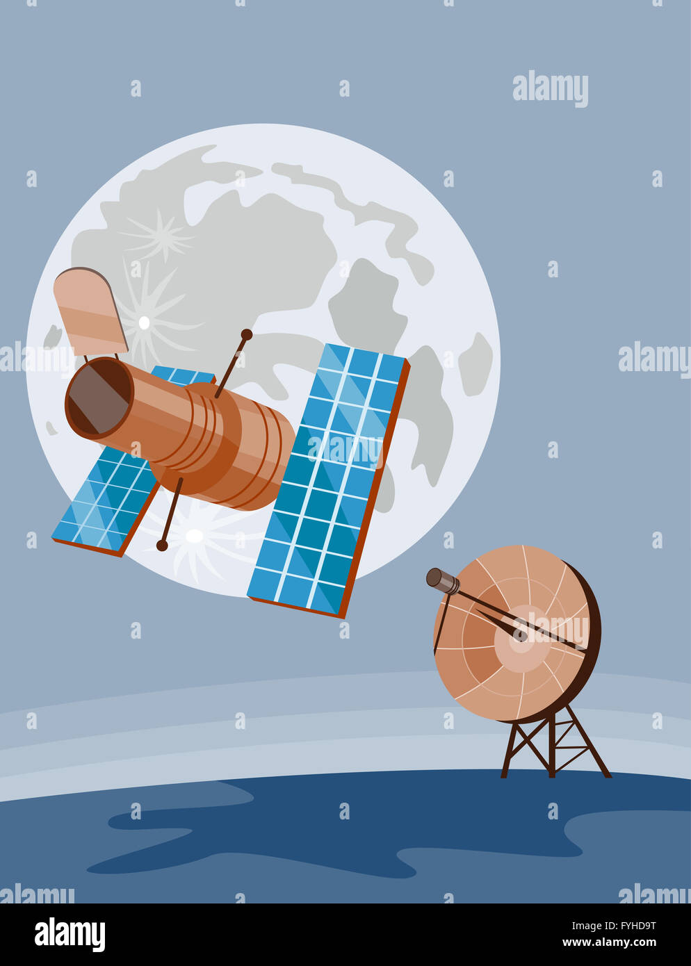 Satellite Aerial Dish Stock Photo Alamy