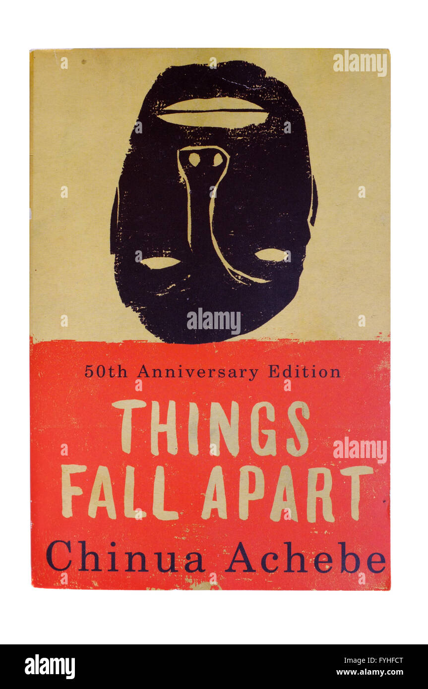 The front cover of Things Fall Apart by Chinua Achebe photographed against  a white background Stock Photo - Alamy