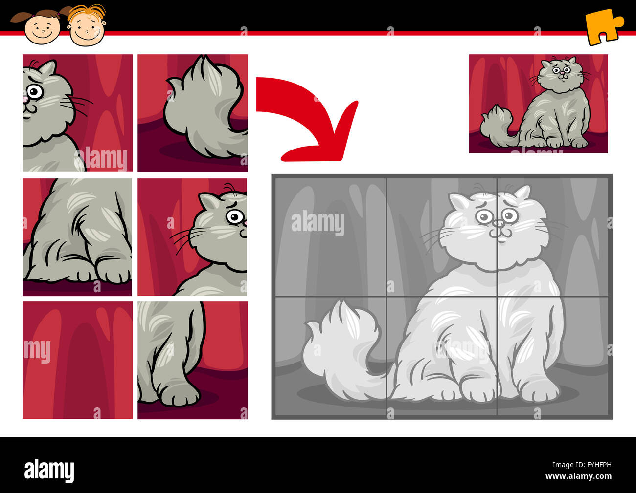 Cat Jigsaw Puzzle High Resolution Stock Photography And Images Alamy Cat Jigsaw Puzzle High Resolution Stock Photography And Images Alamy