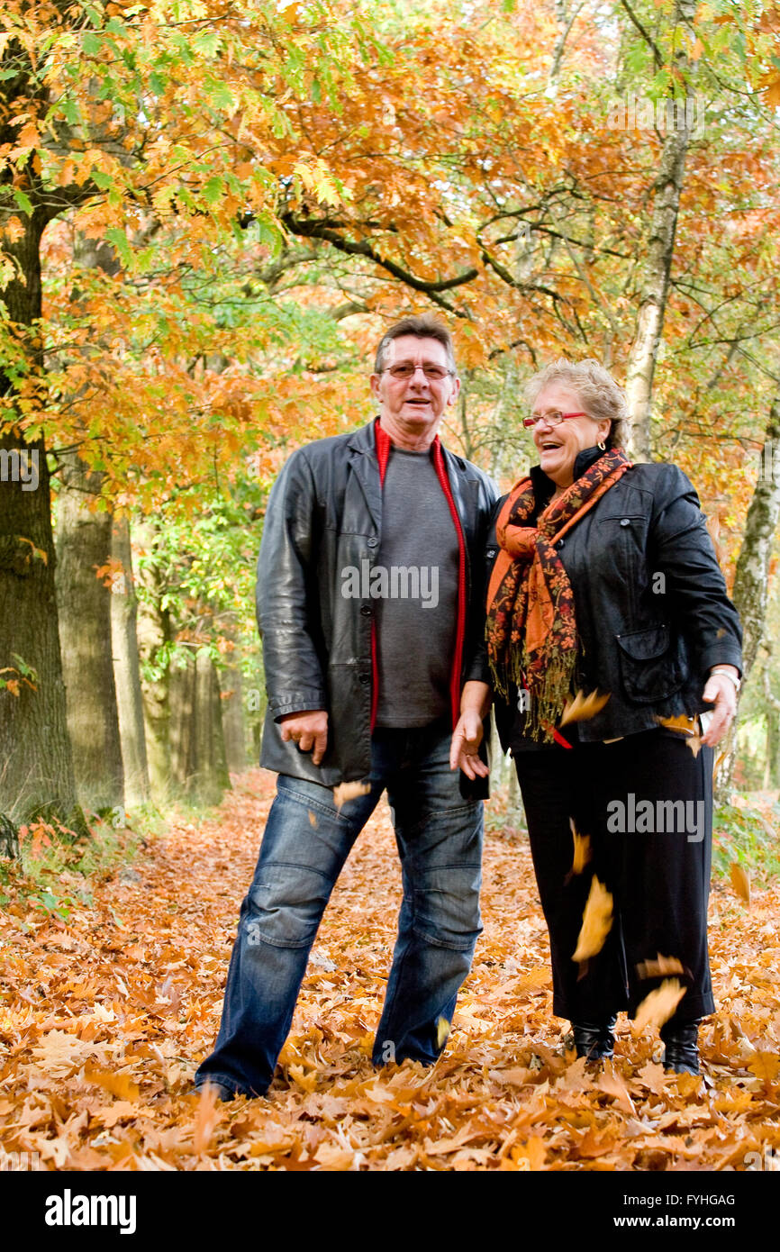 Happy older couple outdoors hi-res stock photography and images - Alamy