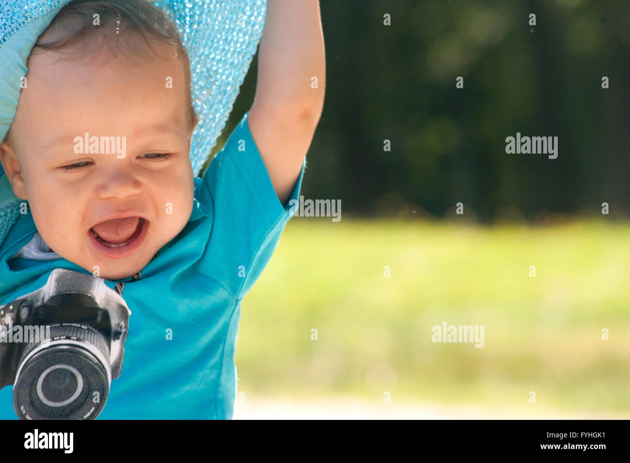 little child having fun Stock Photo - Alamy