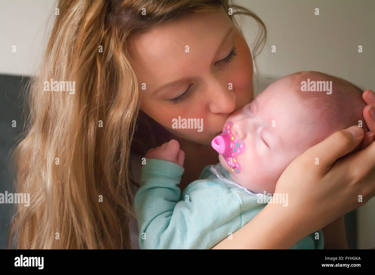 Mother loves her baby Stock Photo